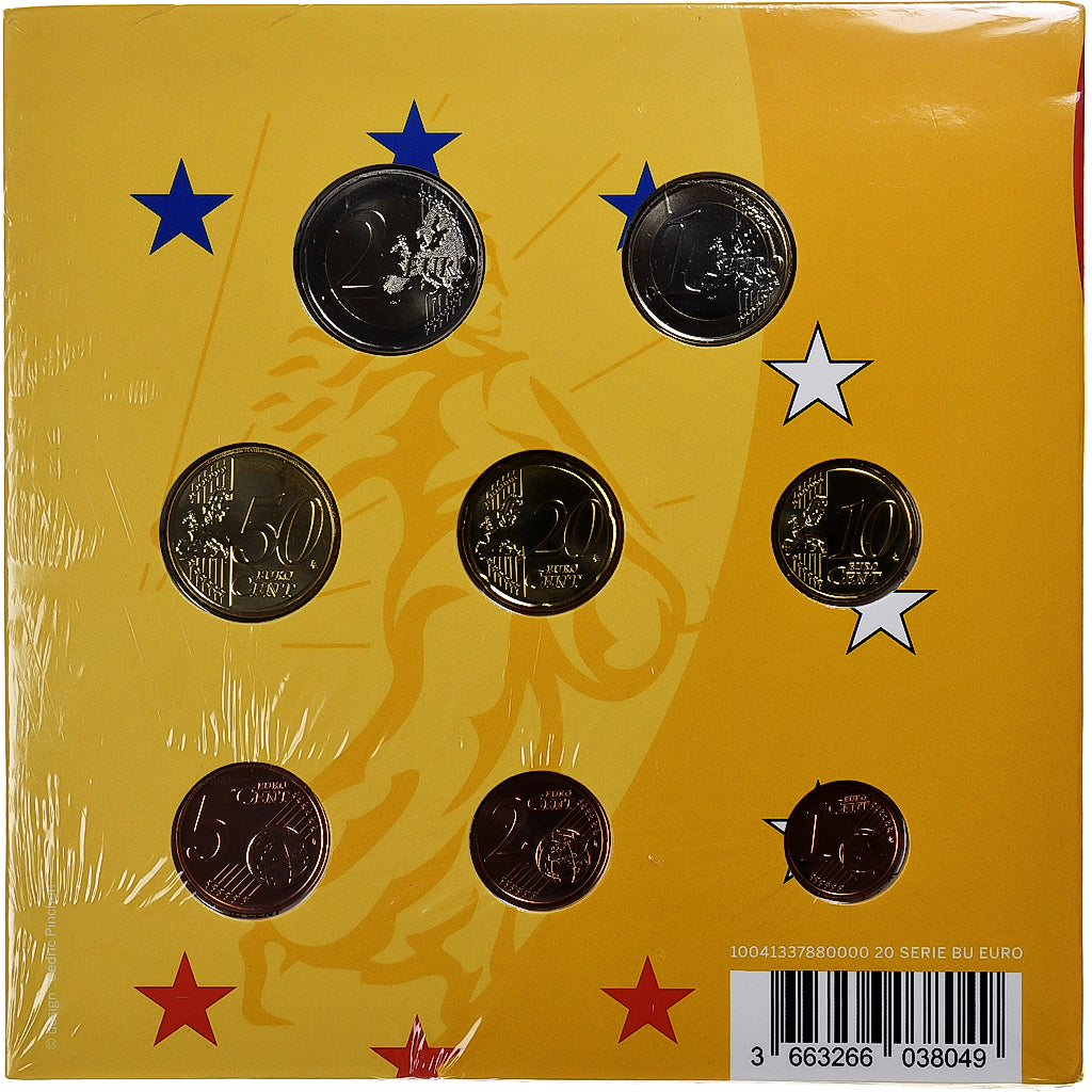 France, 1 Cent to 2 Euro, BU, 2020, Monnaie de Paris, FDC