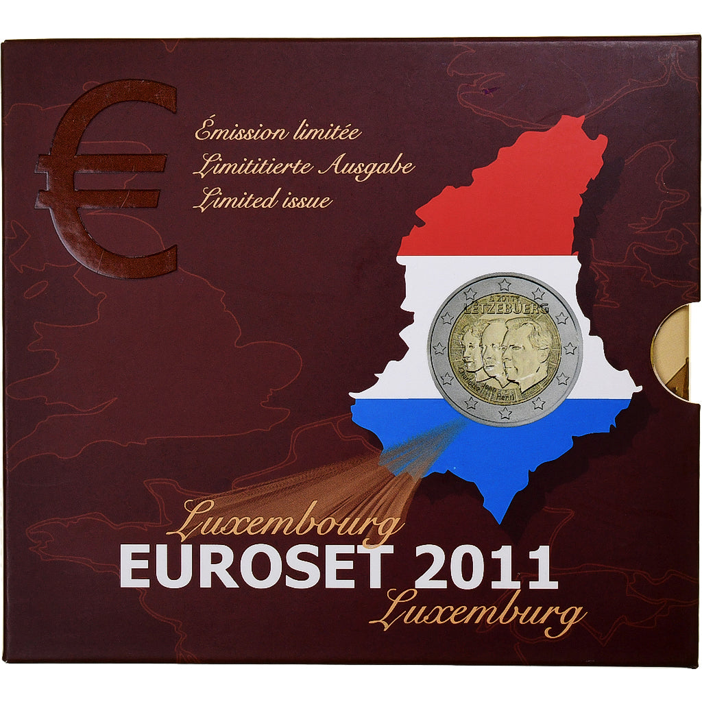 Luxemburgo, 1 Cent to 2 Euro, BU, 2011, Utrecht, Sin información, FDC
