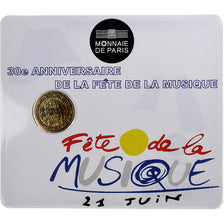 France, 2 Euro, fête de la musique, BU, 2011, Monnaie de Paris, Bimétallique