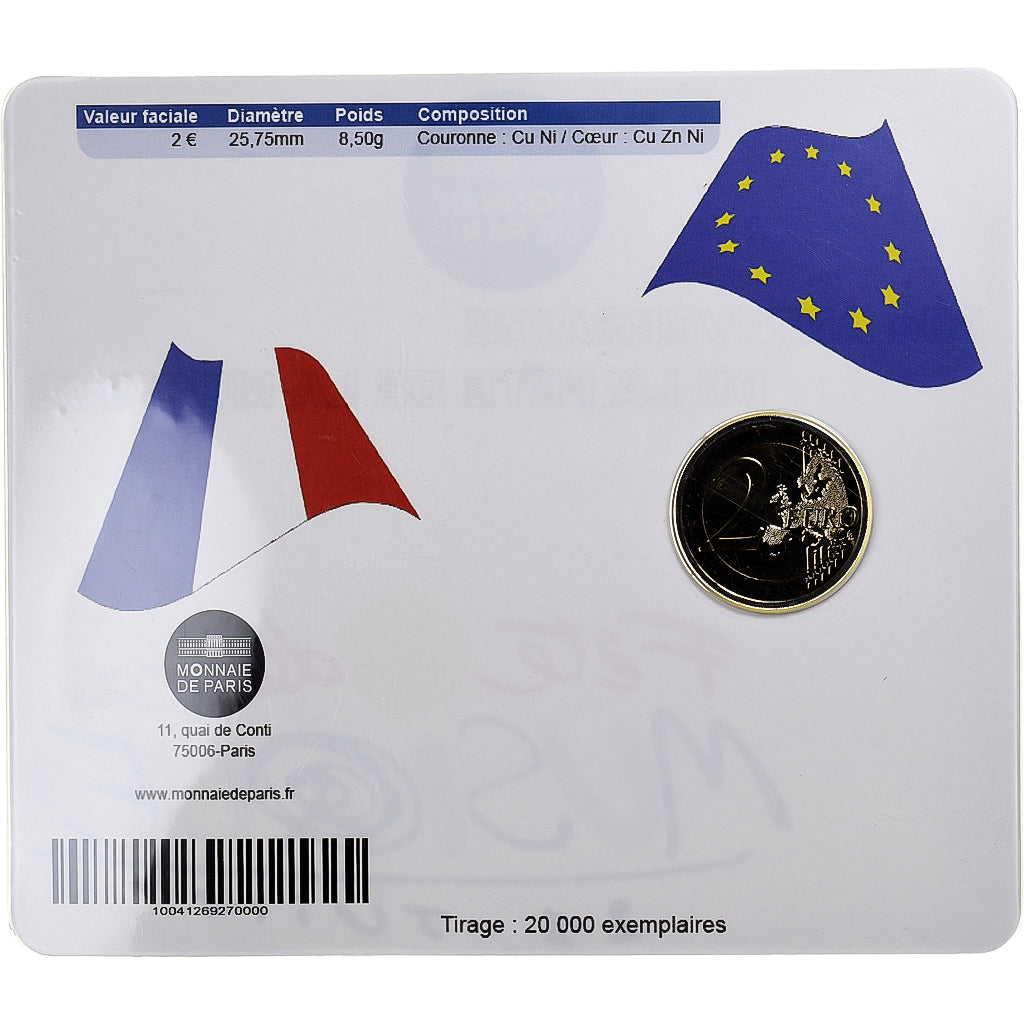 France, 2 Euro, fête de la musique, BU, 2011, Monnaie de Paris, Bimétallique