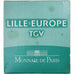 Francja, 10 Euro, Lille Europe TGV, Proof, 2010, Monnaie de Paris, Srebro