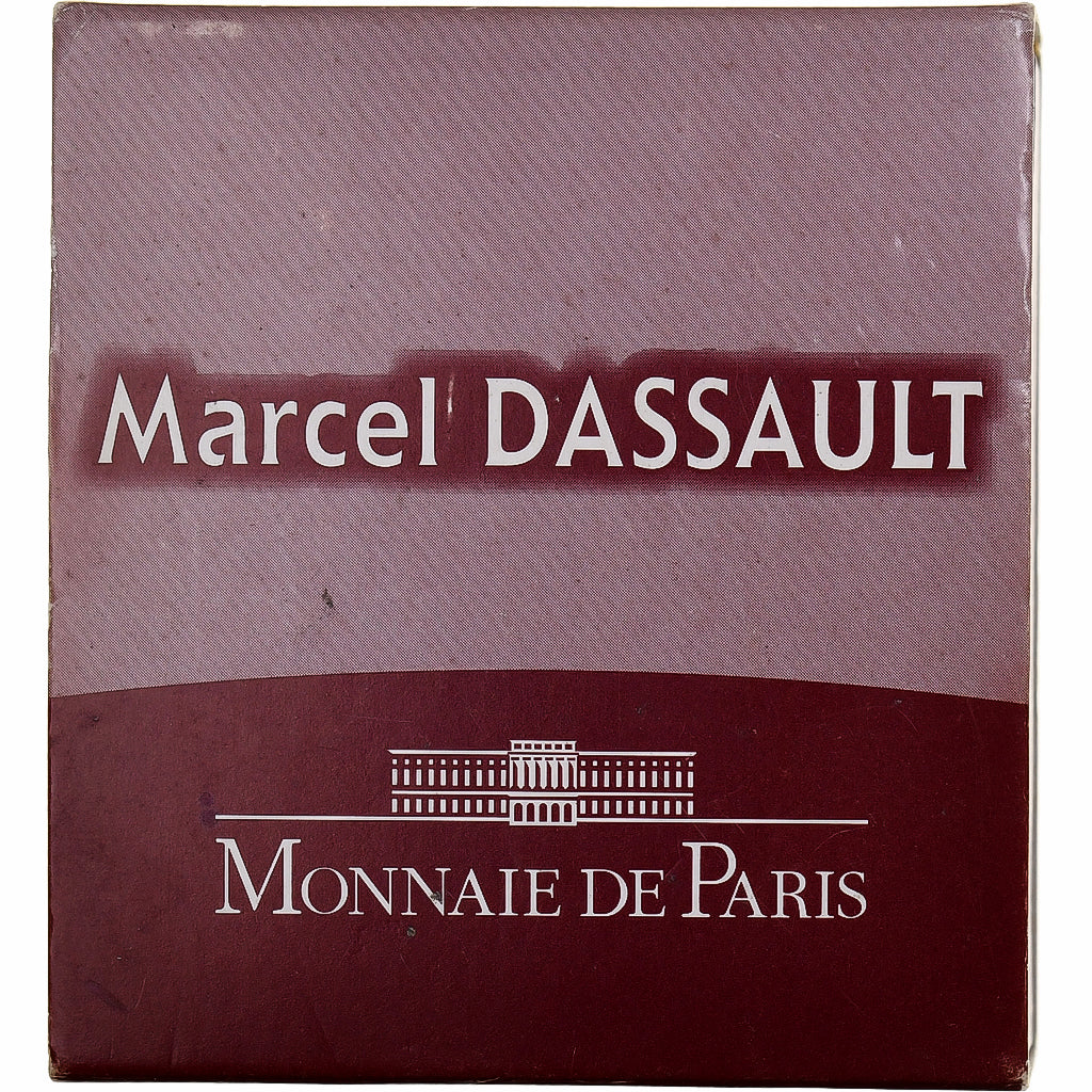 França, 10 Euro, Marcel Dassault, Proof, 2010, Monnaie de Paris, Prata