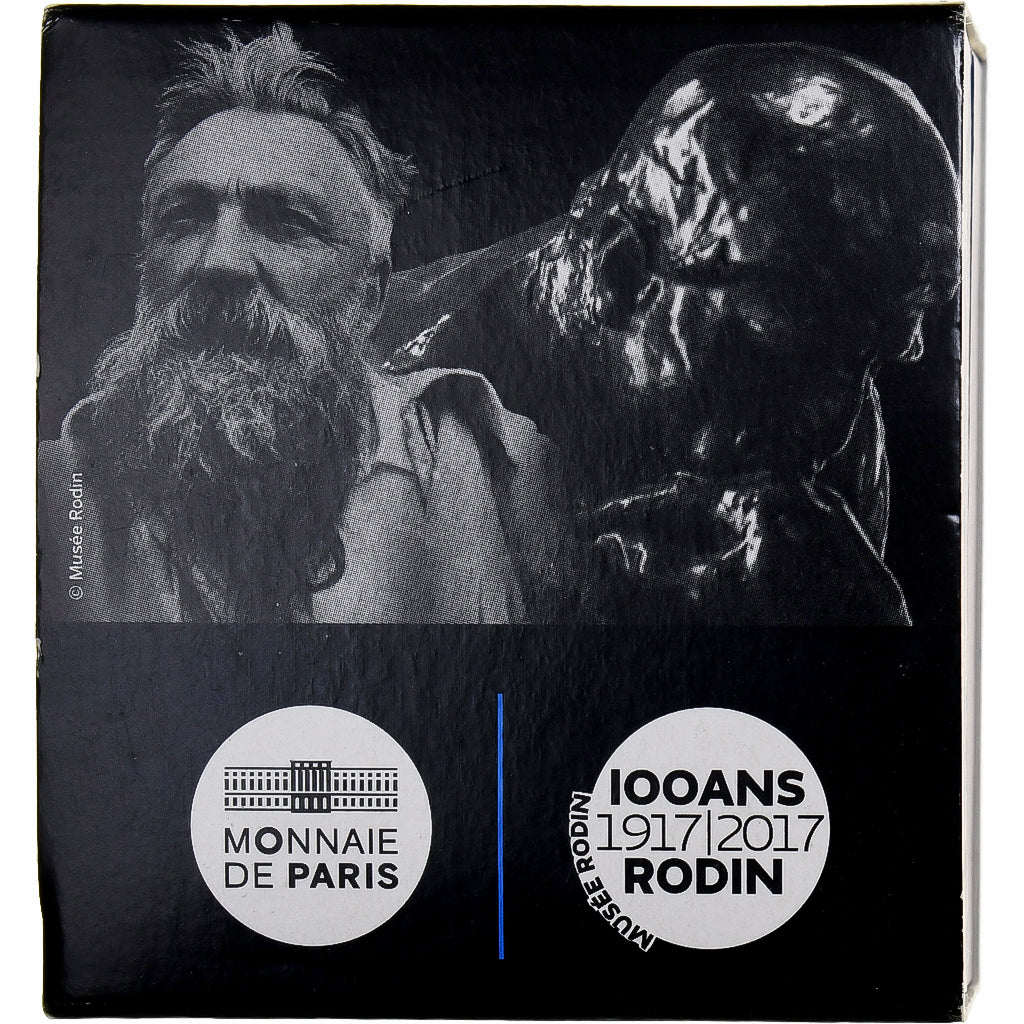 France, 2 Euro, Auguste Rodin, Proof, 2017, Monnaie de Paris, Bi-Metallic