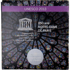 France, 10 Euro, Notre-Dame de Paris, Proof, Colorized, 2013, MDP, Silver