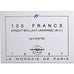 France, 100 Francs, La Fayette, 1987, Monnaie de Paris, BU, Silver, MS(65-70)