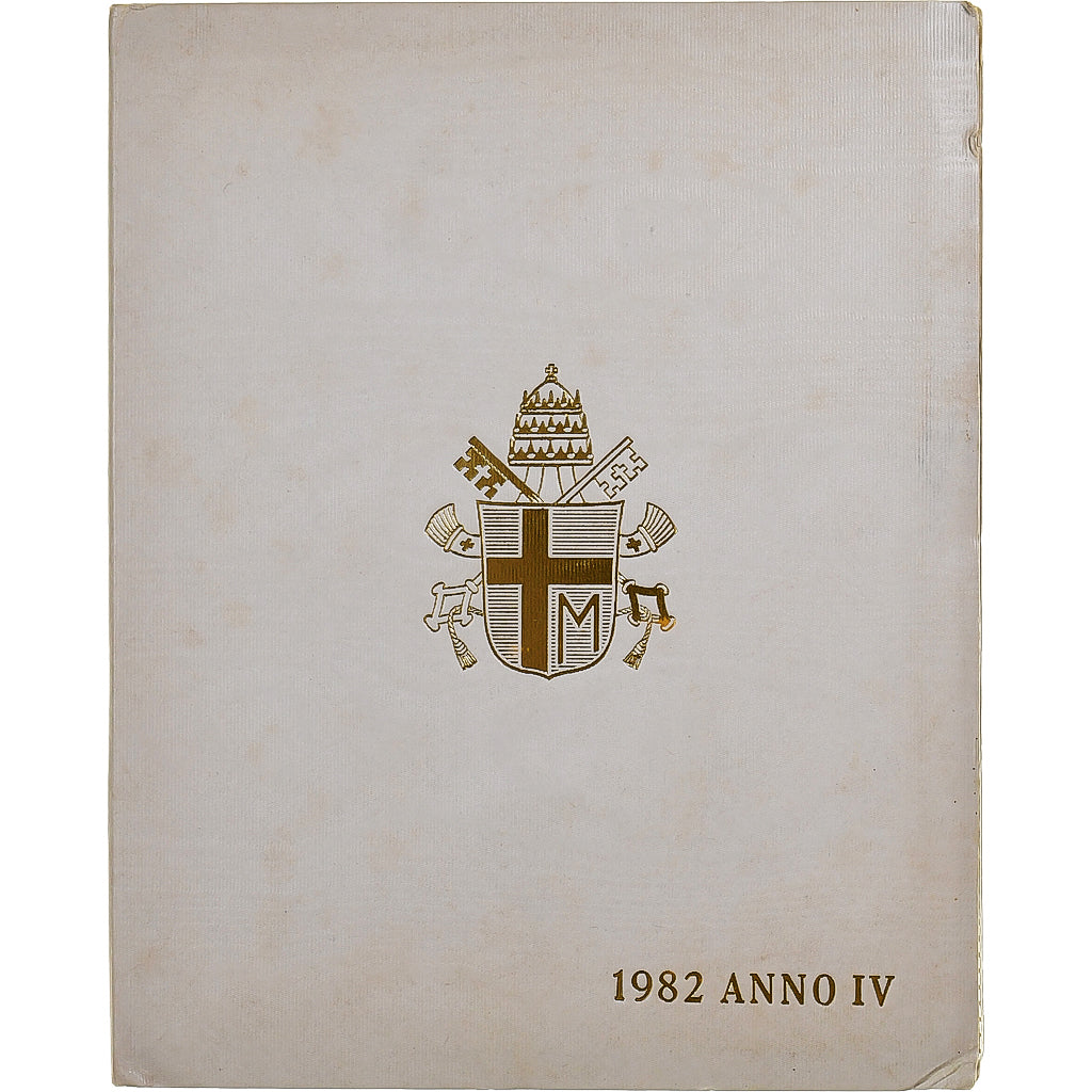 Vaticano, John Paul II, 10 Lire to 1000 Lire, 1982 - Anno IV, Rome, BU, N/D