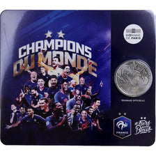 France, 10 Euro, Champions du Monde, 2018, Monnaie de Paris, Silver, MS(65-70)