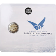 Frankreich, 2 Euro, D-day, BU, 2014, Monnaie de Paris, Bi-Metallic, STGL