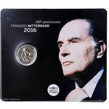 France, 2 Euro, François Mitterrand, BU, 2016, Monnaie de Paris, Bi-Metallic