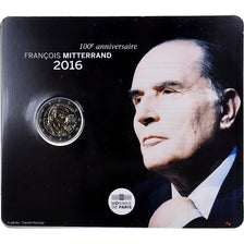 Frankrijk, 2 Euro, François Mitterrand, BU, 2016, Monnaie de Paris