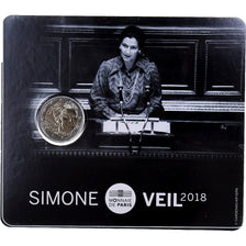 France, 2 Euro, Simone Veil, BU, 2018, Monnaie de Paris, Bi-Metallic, MS(65-70)
