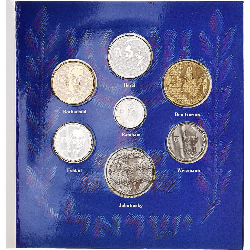 Israel, Uncirculated coin set, 1984-1993, Jerusalem, Proof, MS(65-70)