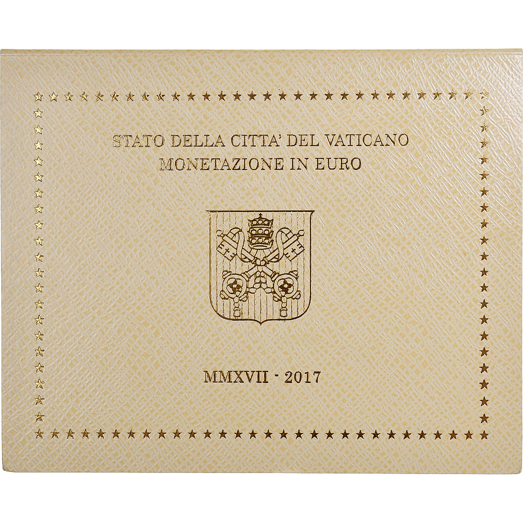 Vatican, Pape François Ier, Set 1 ct. - 2 Euro, BU, 2017, Rome, FDC