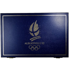 Frankreich, 9 x 100 frs argent + 500 frs or, JO Albertville 92, 1992, MDP, PP