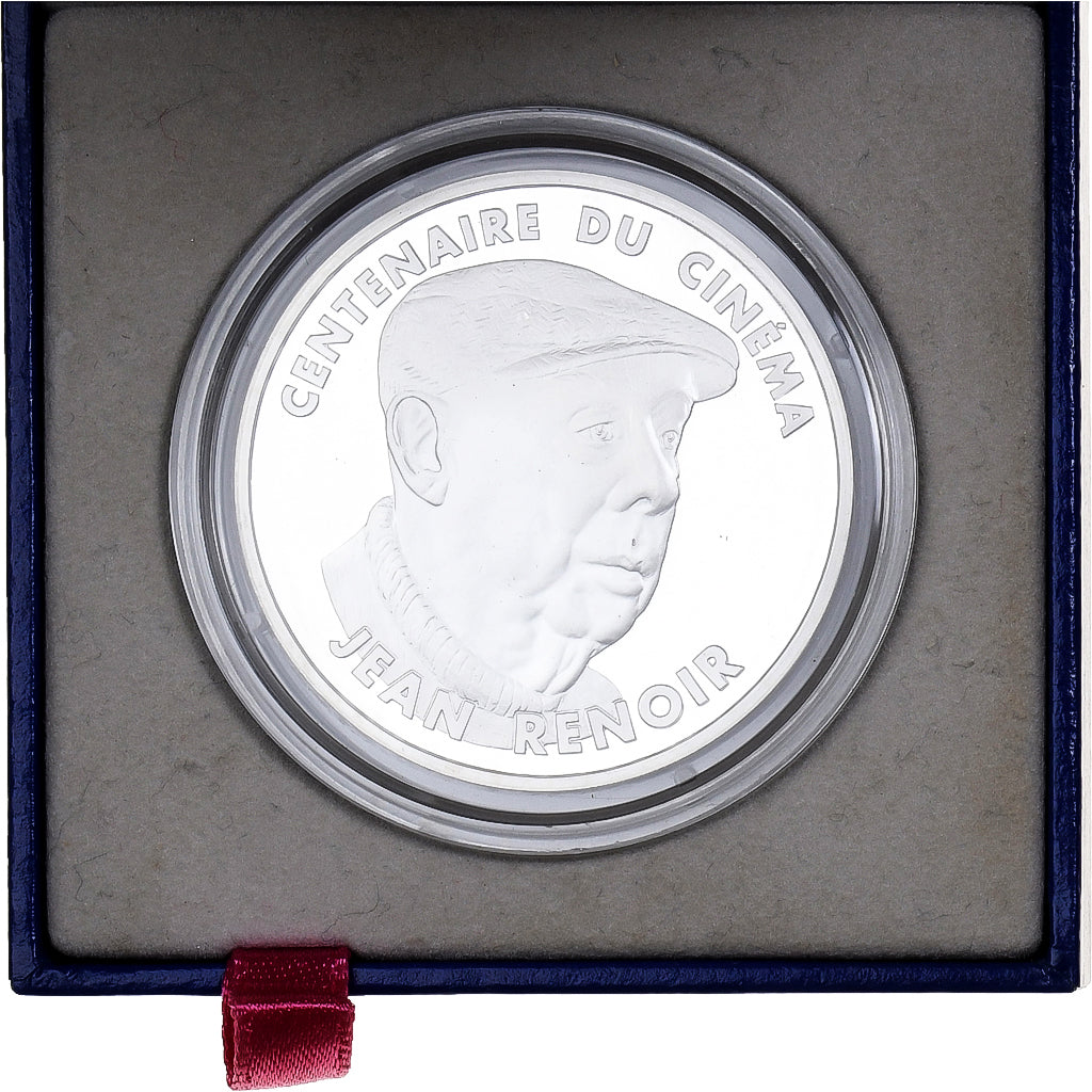 Frankreich, 100 Francs, Jean Renoir, 1995, Monnaie de Paris, PP, Silber, STGL