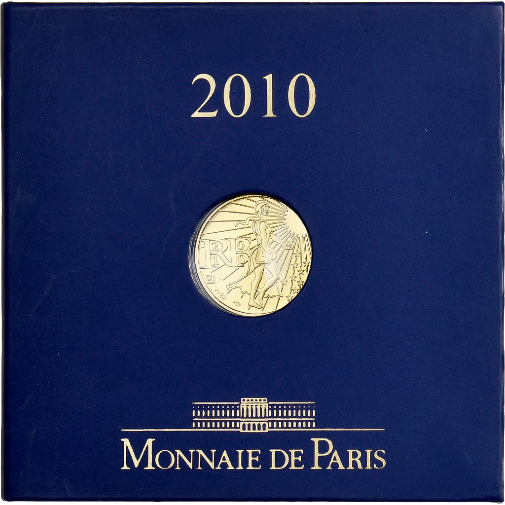 France, 100 Euro, Semeuse, Proof, 2010, Monnaie de Paris, Gold, MS(65-70)