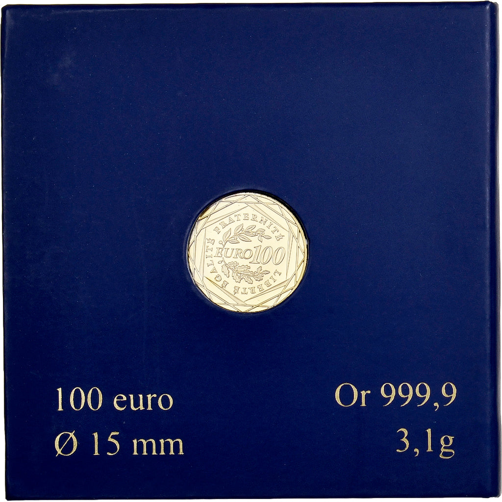 France, 100 Euro, Semeuse, Proof, 2010, Monnaie de Paris, Gold, MS(65-70)