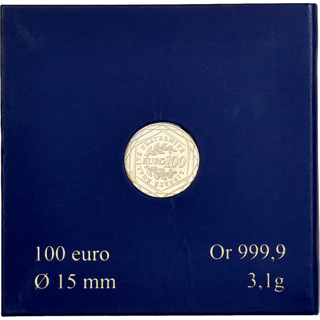 France, 100 Euro, Semeuse, Proof, 2010, Monnaie de Paris, Gold, MS(65-70)