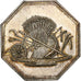 France, Token, Société d'agriculture du Cher, 1818, Silver, AU(55-58)