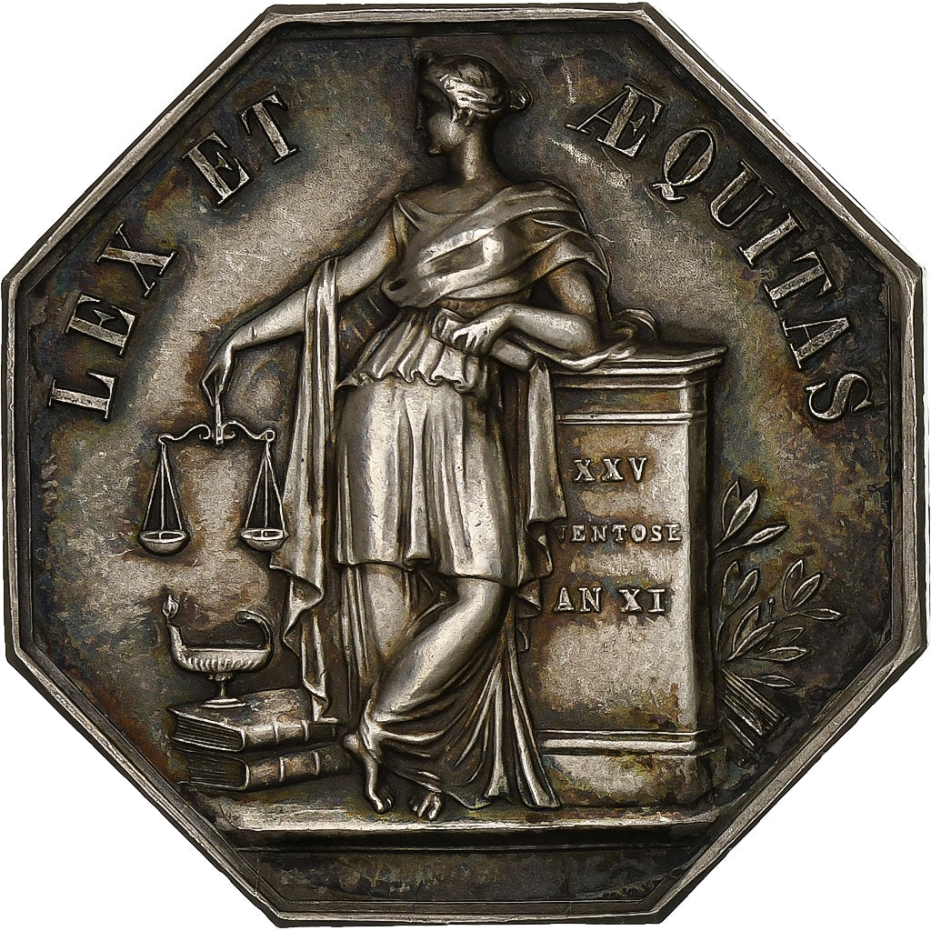 France, Token, Chambre des Notaires de l'arrondissement de LIlle, Silver