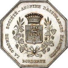 France, Token, Assurances maritimes de Gironde, 1844, Silver, AU(55-58)