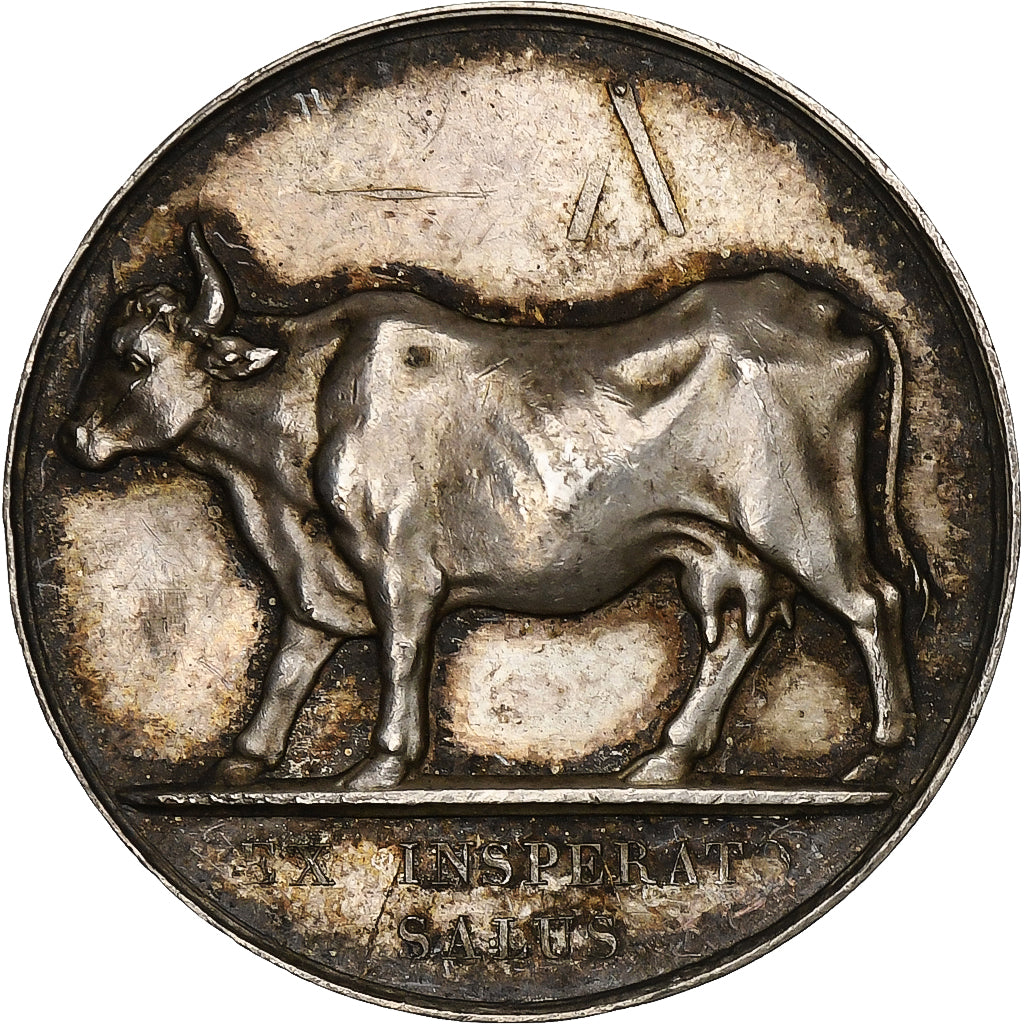 Frankreich, betaalpenning, Vaccinations municipales de Paris, 1814, Silber, SS+