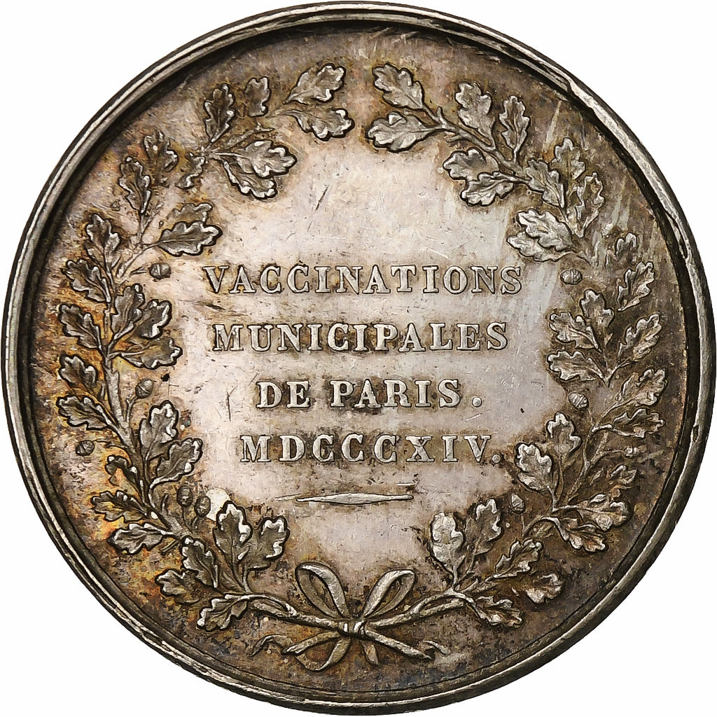 Frankreich, betaalpenning, Vaccinations municipales de Paris, 1814, Silber, SS+