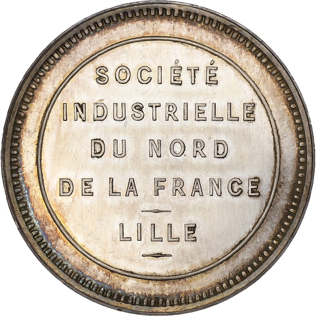 France, Jeton, Société Industrielle du Nord de la France, Lille, Argent