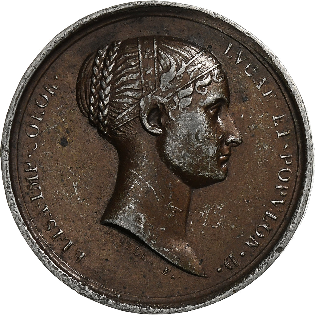 Principauté de Lucques et Piombino, Jeton, Élisa Bonaparte, 1811, Bronze