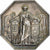 Francja, Token, Chemin de fer de Paris à Orléans, 1838, Srebro, Bovy