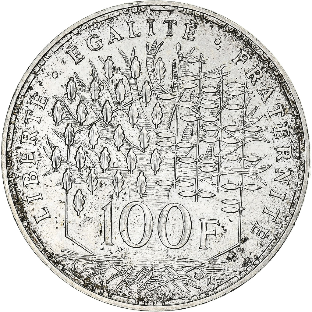 France, 100 Francs, Panthéon, 1982, Monnaie de Paris, Silver, AU(50-53)