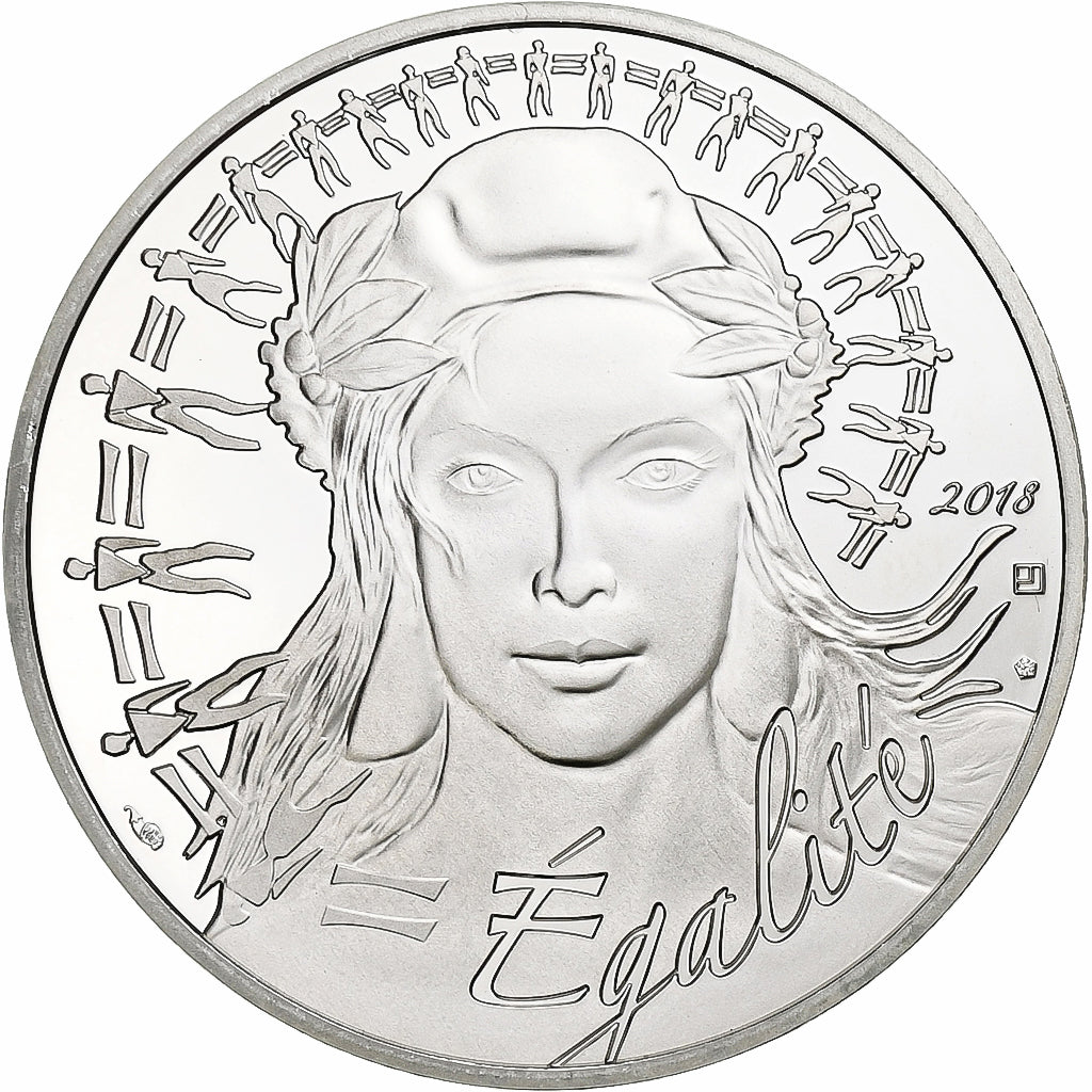 France, 20 Euro, Egalité, Proof, 2018, Monnaie de Paris, Silver, MS(65-70)