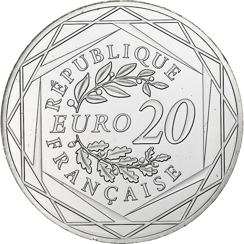 France, 20 Euro, Egalité, 2018, Monnaie de Paris, Silver, MS(63)