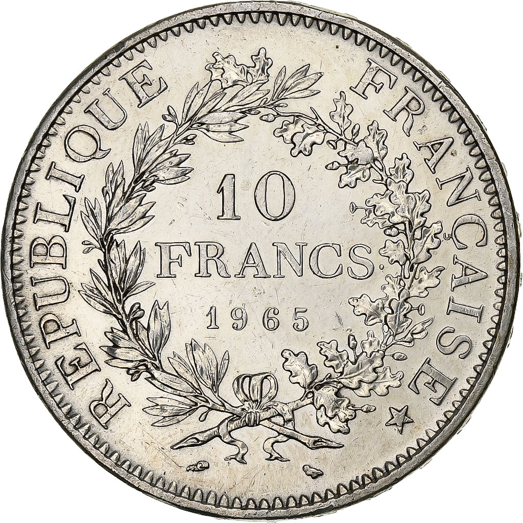 France, 10 Francs, Hercule, 1965, Monnaie de Paris, Argent, SUP, Gadoury:813