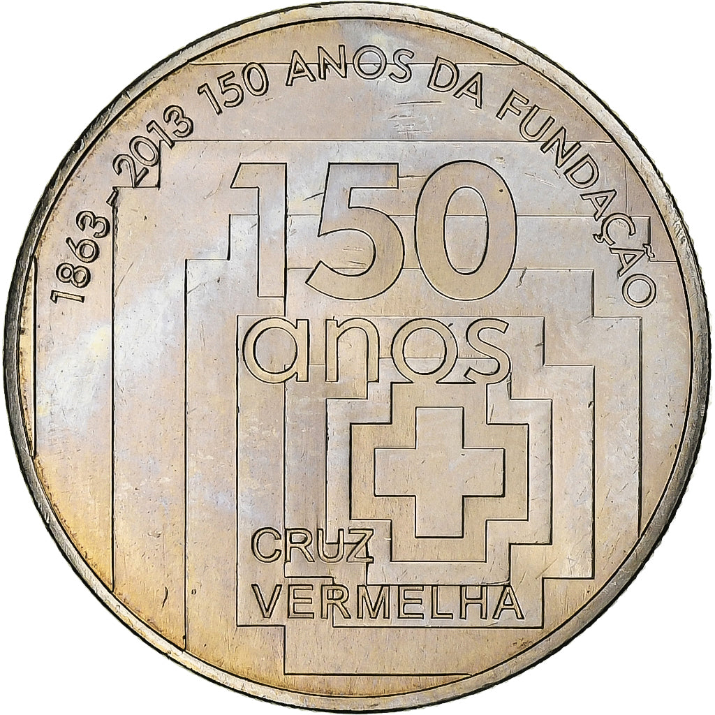 Portugal, 2,5 Euro, Cruz Vermelha, 2013, Lisbon, Copper-nickel, MS(63), KM:856