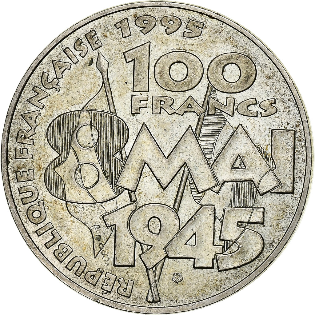 France, 100 Francs, Commémoration de l'Armistice, 1995, Monnaie de Paris