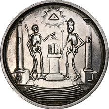 Frankreich, betaalpenning, Loge de la parfaite unité de Rouen, Silber, VZ