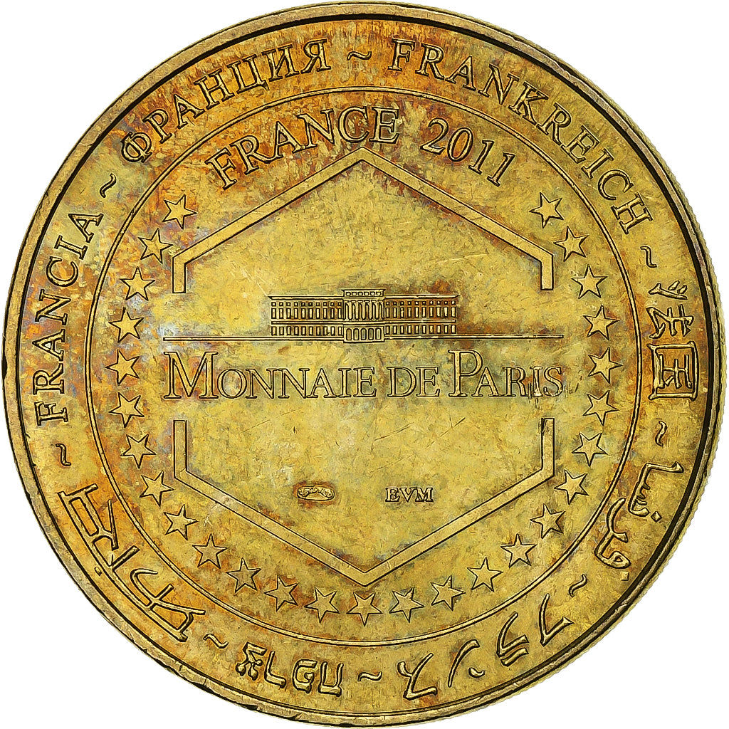 Frankreich, Tourist token, Disneyland Paris, 2011, Monnaie de Paris, Messing, VZ