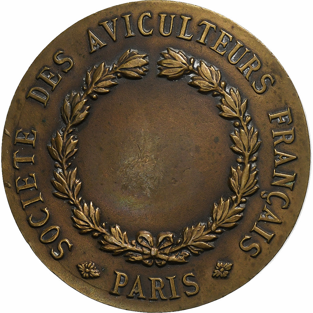 France, Medal, Société des Aviculteurs Français, Paris, Bronze, AU(50-53)
