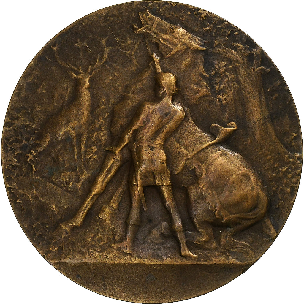 Francia, medaglia, St Hubert-club de France, Bronzo, Cariat, SPL-