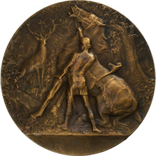 Francia, medaglia, St Hubert-club de France, Bronzo, Cariat, SPL-