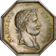 France, Token, Napoleon I, Dourdan, Société du parterre, 1809, Silver