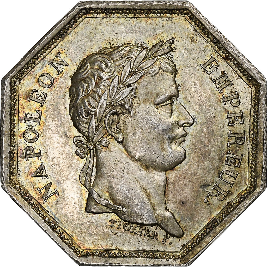 France, Token, Napoleon I, Dourdan, Société du parterre, 1809, Silver