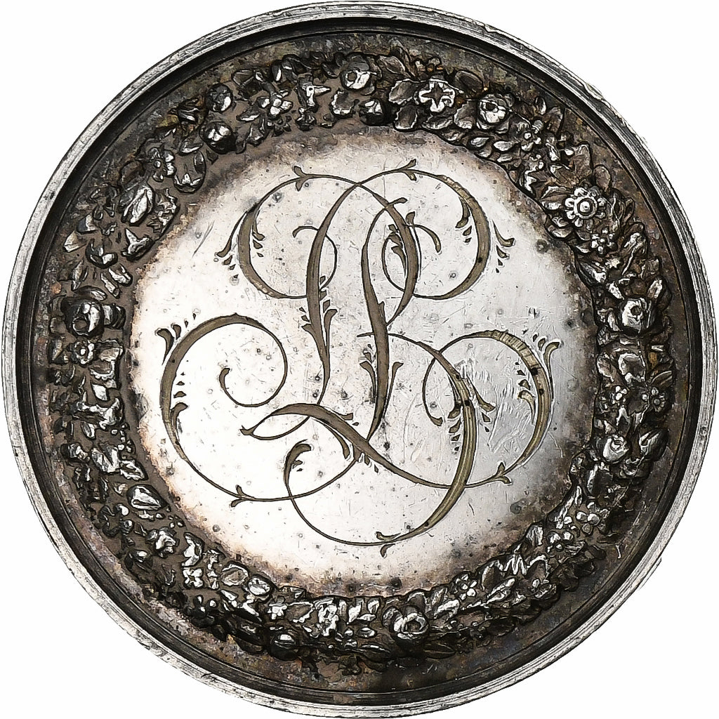 France, Médaille de mariage, 1886, Silver, MS(60-62)