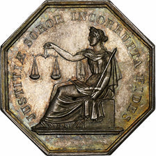 France, Token, Notaires de l'Arrondissement de Blois, Loir et Cher, Silver