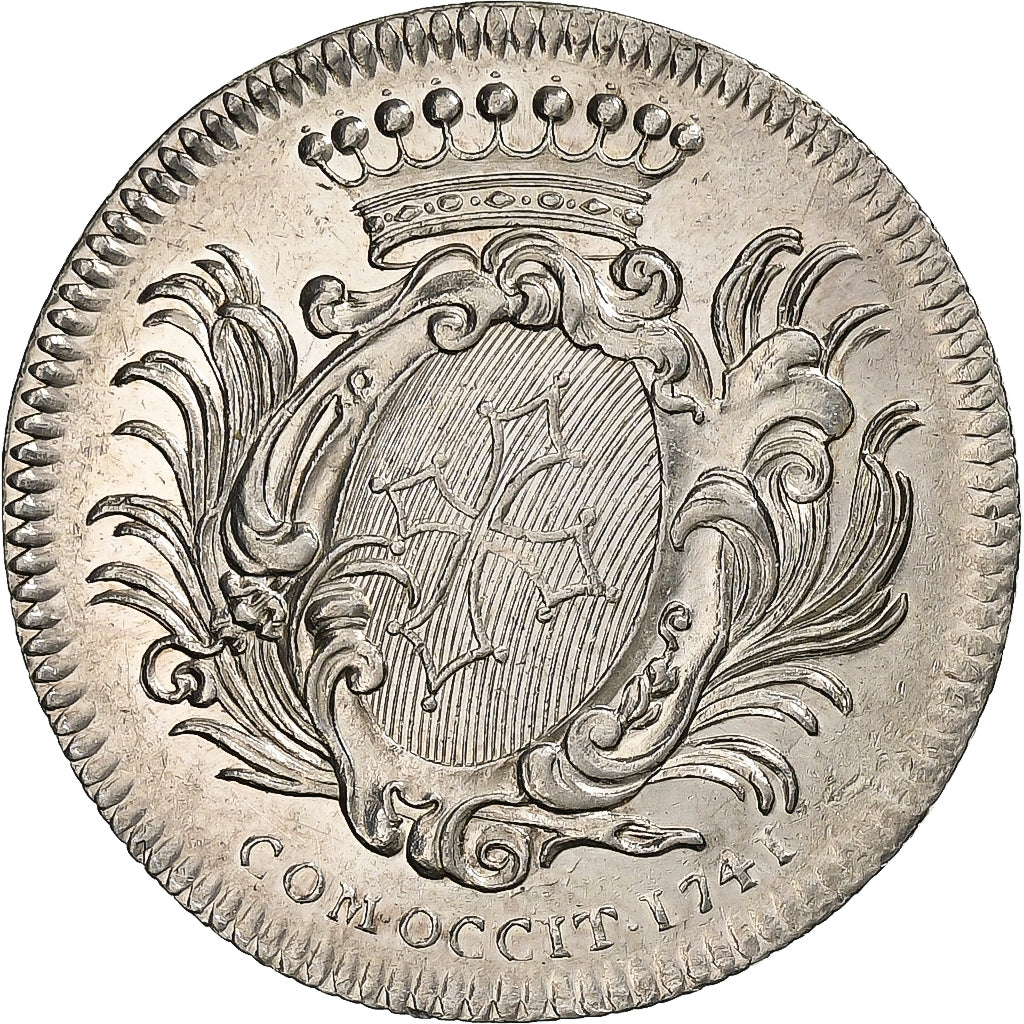 Francia, zeton, Louis XV, États de Languedoc, 1741, Plata, EBC