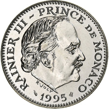 Monaco, Rainier III, 5 Francs, 1995, Monnaie de Paris, BU, Copper-nickel
