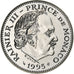 Monaco, Rainier III, 5 Francs, 1995, Monnaie de Paris, BU, Copper-nickel