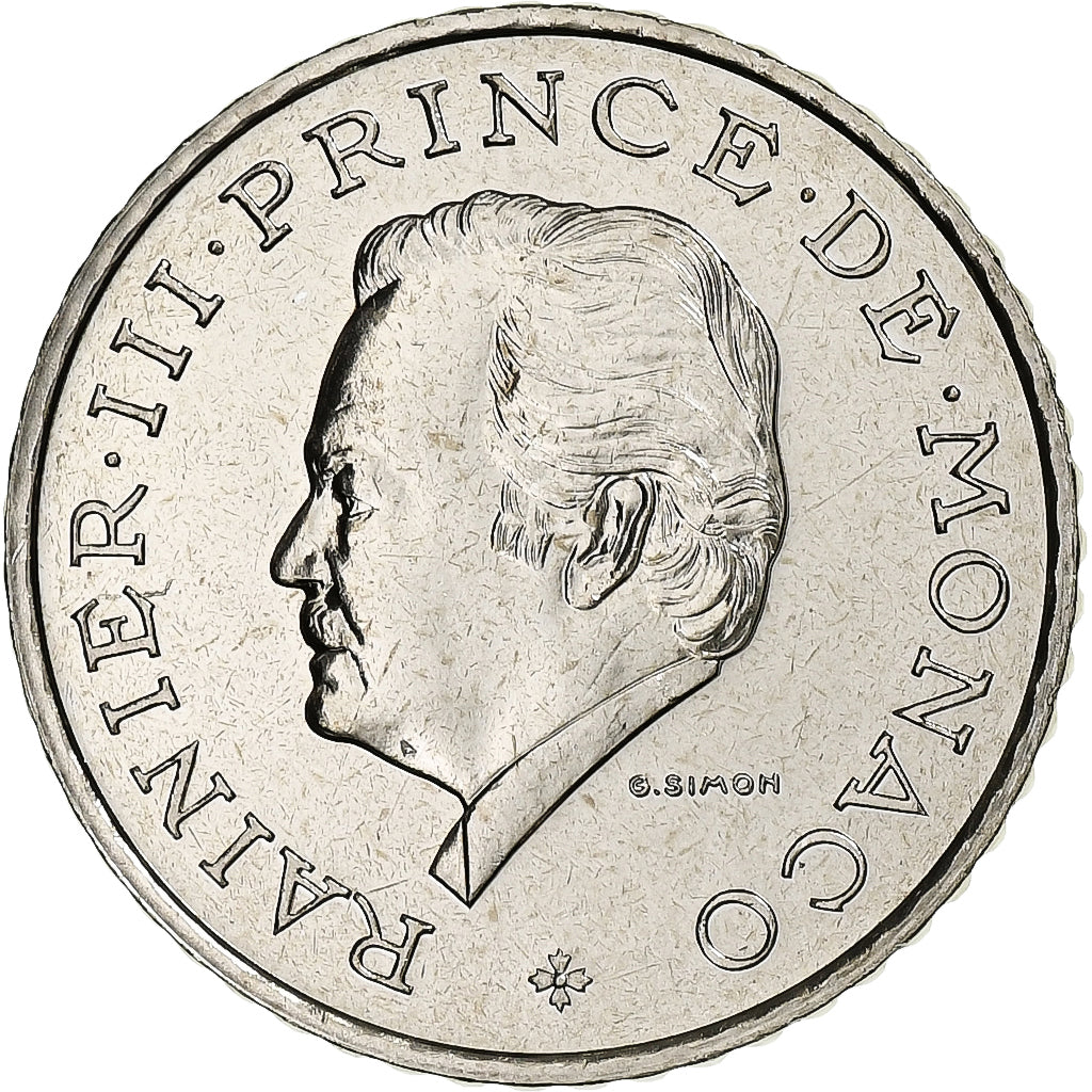Monaco, Rainier III, 2 Francs, 1995, Monnaie de Paris, BU, Nickel, MS(65-70)