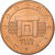 Malta, Euro Cent, BU, 2008, Monnaie de Paris, Acciaio placcato rame, FDC